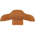 Genuine Leather Trunk Backrest Pads - Desert Tan by Polaris