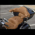 Genuine Leather Trunk Backrest Pads - Desert Tan by Polaris