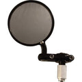 Giorgio Round Bar End Mirror Black by PSR