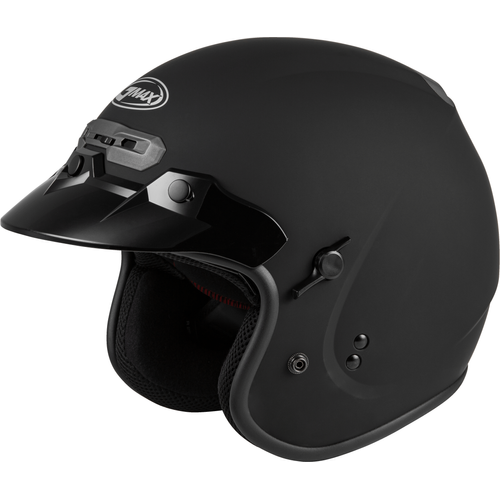 Western Powersports Drop Ship Open Face 3/4 Helmet 2X / Matte Black GM-32 Helmet by GMAX G1320078