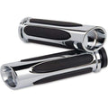 Grips Comfort Deep Cut Chrome Scout / Octane by Arlen Ness