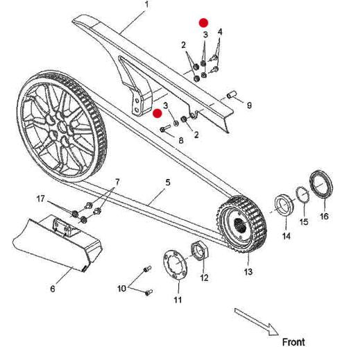 Grommet by Polaris 5412265 Drive Pulley Hardware