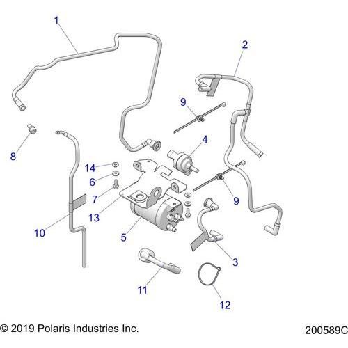 Grommet-Sbr 9.5Odx7.1Idx5.2H by Polaris 5417124 OEM Grommet