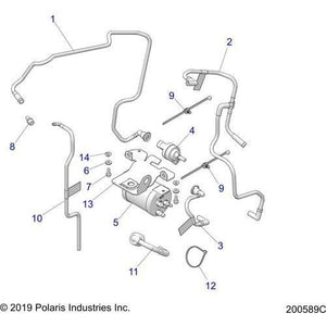 Grommet-Sbr 9.5Odx7.1Idx5.2H by Polaris 5417124 OEM Grommet