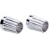 Grooved Exhaust Tips - Chrome by Polaris
