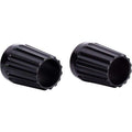 Grooved Exhaust Tips - Matte Black by Indian