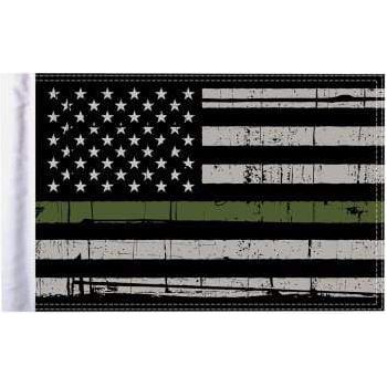 Grunge U.S.A. Flag - Green - 10" x 15" by Pro Pad FLG-GMGL-US15 American Flag