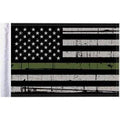 Grunge U.S.A. Flag - Green - 10" x 15" by Pro Pad