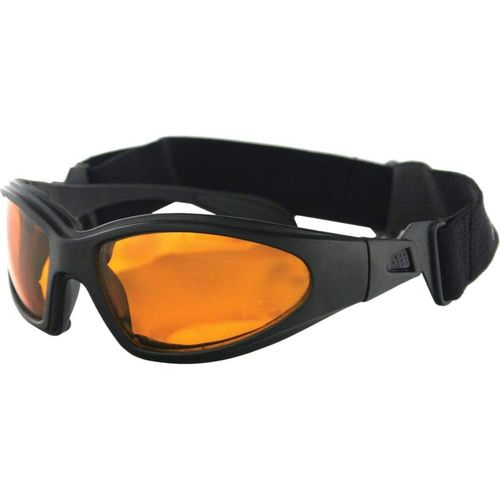 GXR Sunglasses Black W/Amber Lens by Bobster GXR001A Sunglasses