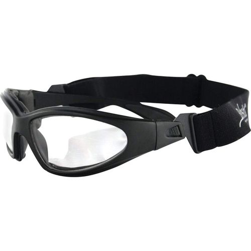 GXR Sunglasses Black W/Clear Lens by Bobster GXR001C Sunglasses