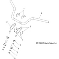 Handlebar, Drag Mtr, Wblk by Polaris
