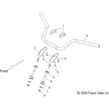 Handlebar, Dreag, Mtr, Jet Black [Hammer S Intl] by Polaris