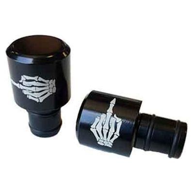 Handlebar End Caps Middle Finger by Witchdoctors WD-BE-MF Handlebar Ends