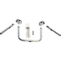 Handlebars 10" Chrome/Chrome Kliphanger Style by Klock Werks