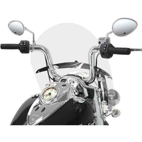 Off Road Express Handlebars Handlebars 12" Polished Ape Hanger for Springfield/Chiefs by Polaris 2884385-410