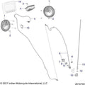 Harness Am/Fm Antenna by Polaris 2414780 OEM Harness
