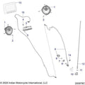 Harness Am/Fm Antenna Ext by Polaris 2414836 OEM Harness