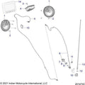 Harness Am/Fm Antenna Ext by Polaris 2415314 OEM Harness