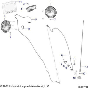 Harness Am/Fm Antenna Ext by Polaris 2415314 OEM Harness