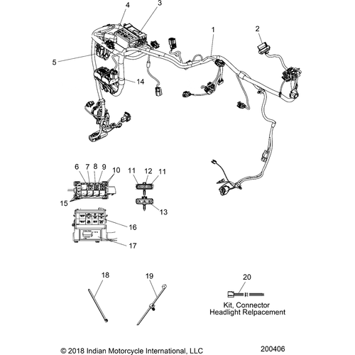 Off Road Express OEM Hardware Harness-Chassis Bobber by Polaris 2414419