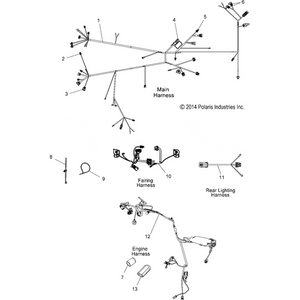 Harness, Chassis, Main Wire, Abs by Polaris 2413025 OEM Harness