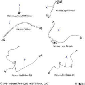 Harness-Handcontrols Crsr V2 by Polaris 2415410 OEM Harness