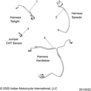 Harness Jumper Cht Sensor by Polaris 4014350 OEM Harness