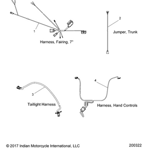 Harness-Jumper Trunk by Polaris 2414308 OEM Harness
