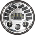 Headlights L.E.D. Adaptive2 7" Round Chrome by J.W. Speaker