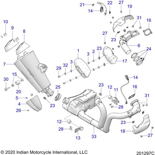 Heat-Shield Central Steel by Polaris 5268829 OEM Hardware