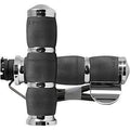 Heated Grips Air Cushion Chrome w/Boss by Avon Grips