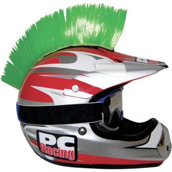 Parts Unlimited Helmet Accessory Green Helmet Mohawk By PC Racing