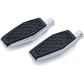 Hex Pegs w/ Male Mount Adapters Chrome by Kuryakyn
