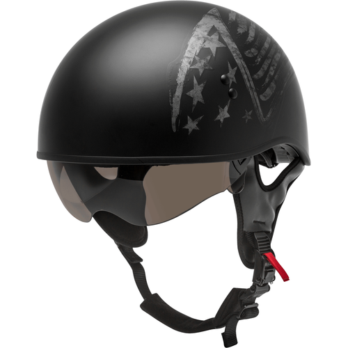 HH-65 Naked Bravery Helmet by GMAX H1656508 Half Helmet