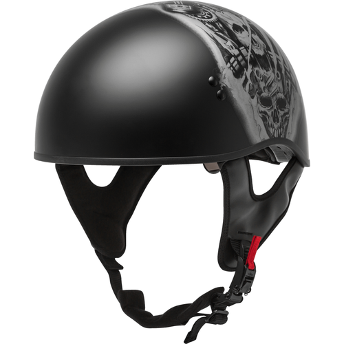 HH-65 Naked Tormentor Helmet by GMAX H1658078 Half Helmet