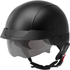 Western Powersports Drop Ship Half Helmet 2X / Matte Black HH-75 Half Helmet by GMAX H1750078
