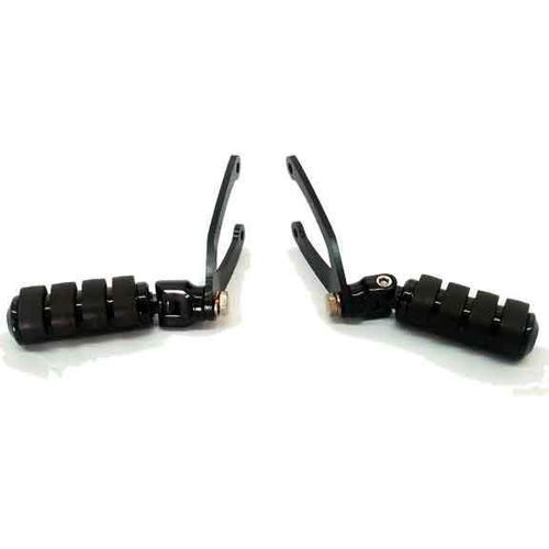 Highway Bar Foot Peg Mount Kit Forged Bars Black by Witchdoctors Highway Bar Pegs & Mounts