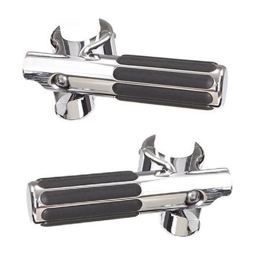Big Bike Parts Highway Bar Pegs & Mounts Highway Bar Foot Pegs Chrome by Show Chrome 21-334