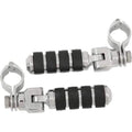 Highway Bar Foot Pegs ISO Small W/Mounts 1-1/4" Clamp Chrome by Kuryakyn