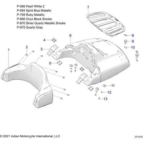 Hoop Latch Trunk by Polaris 5338676 Trunk Latch