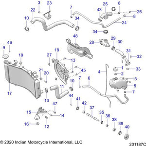 Hose-Coolant Bypass by Polaris 5416543 Coolant Hose / Line