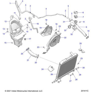 Hose-Coolant Return Soft by Polaris 5417240 Coolant Hose / Line