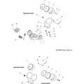 Housing, Indicator Light, Oil/Turn/Fuel by Polaris