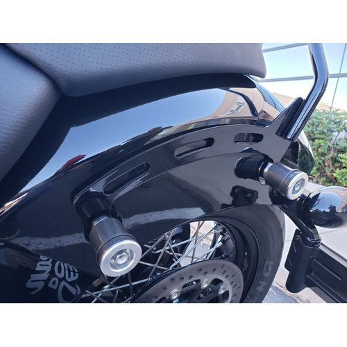 Extended Indian Sissy Bar Motorcycle Flag Mount - Black