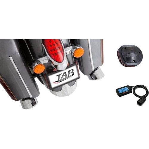 Tab Performance Exhaust Slip On Muffler Indian Chieftain Stage 1 Kit by Tab Performance
