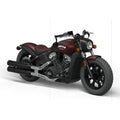 Indian Maroon Metallic/Smoke Paint - 833/639/711