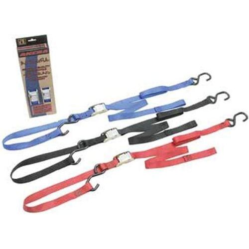 Western Powersports Tie Down / Ratchet Strap Integra Tie-Downs Red Pair by Ancra 49380-10
