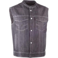 Iron Sights Club Collar Denim Vest by Highway 21