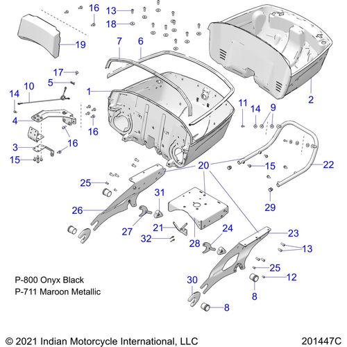 Isolator Front by Polaris 5414784 Backrest Repair