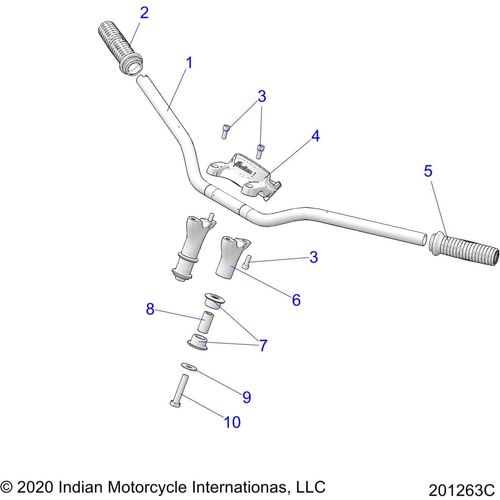 Isolator-Hbar Bonded Ss by Polaris 5417756 OEM Hardware